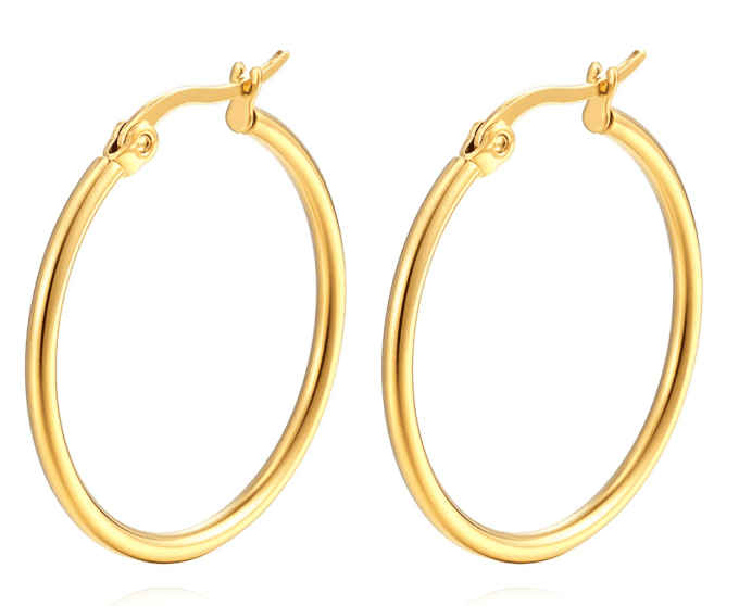 Gold Waterproof Earrings